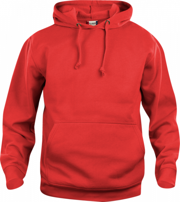 Clique - Basic Cotton Hoodie - Rood