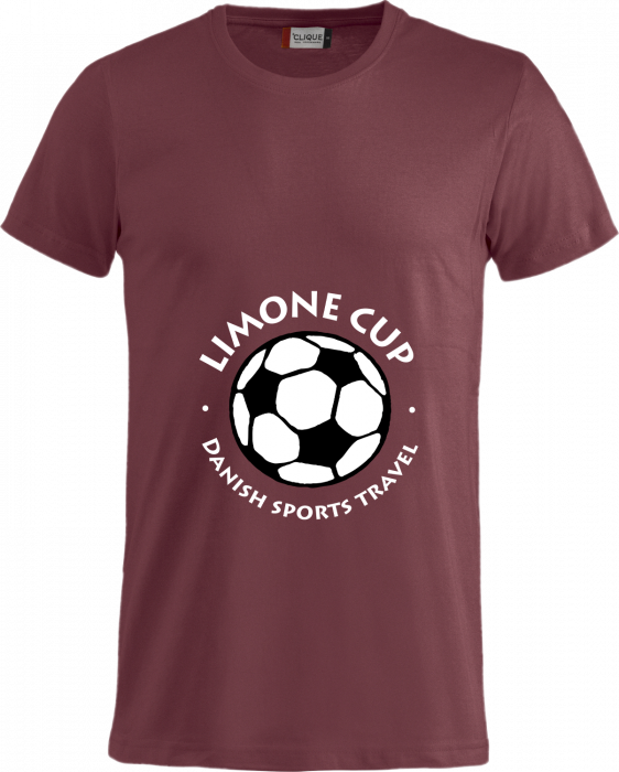 Clique - Limone Cup T-Shirt - Burgundy