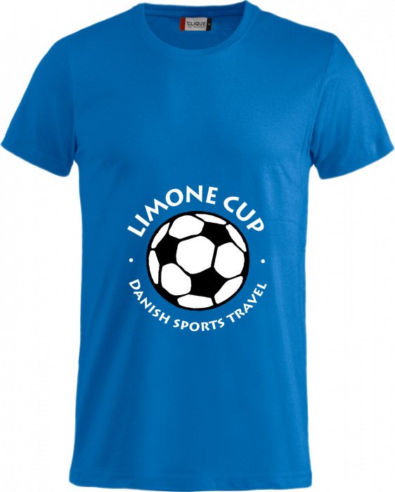 Clique - Basic Cotton T-Shirt - Królewski błękit